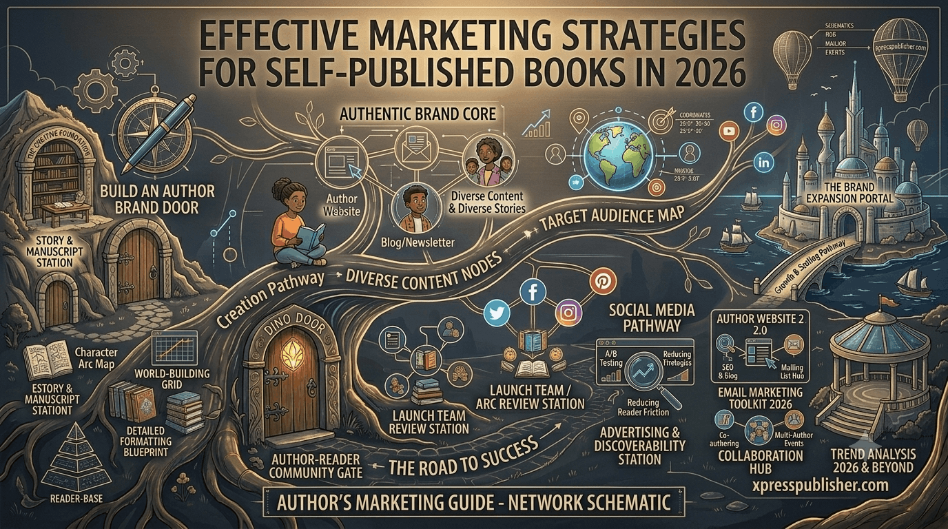 effective marketing strategies for self-published books — author promoting their book in 2026